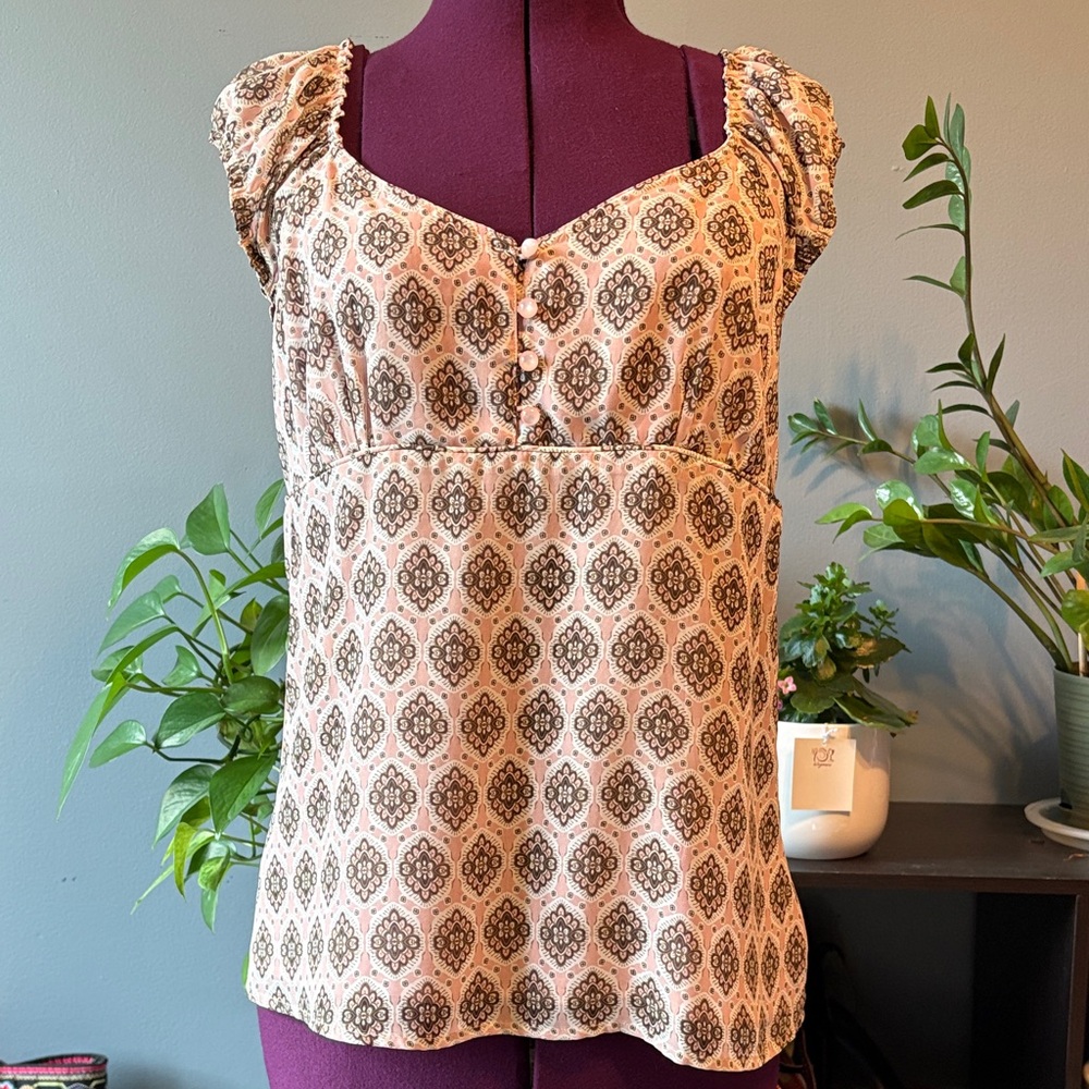 Ann Taylor Loft Patterned Women's Top
